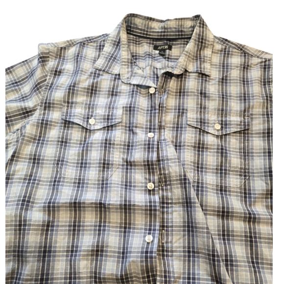 APT 9 Men's Sz L Button Down Short Sleeve - Picture 2 of 4